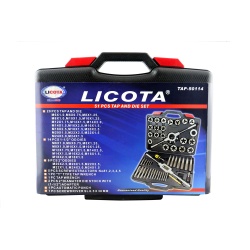 LICOTA 51 PCS TAP &amp; DIE SET TAP-50114